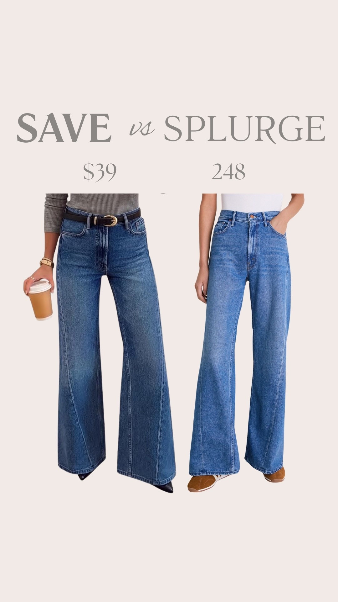 Save vs splurge

#LTKdayinmylife #LTKgrwm #LTKootd