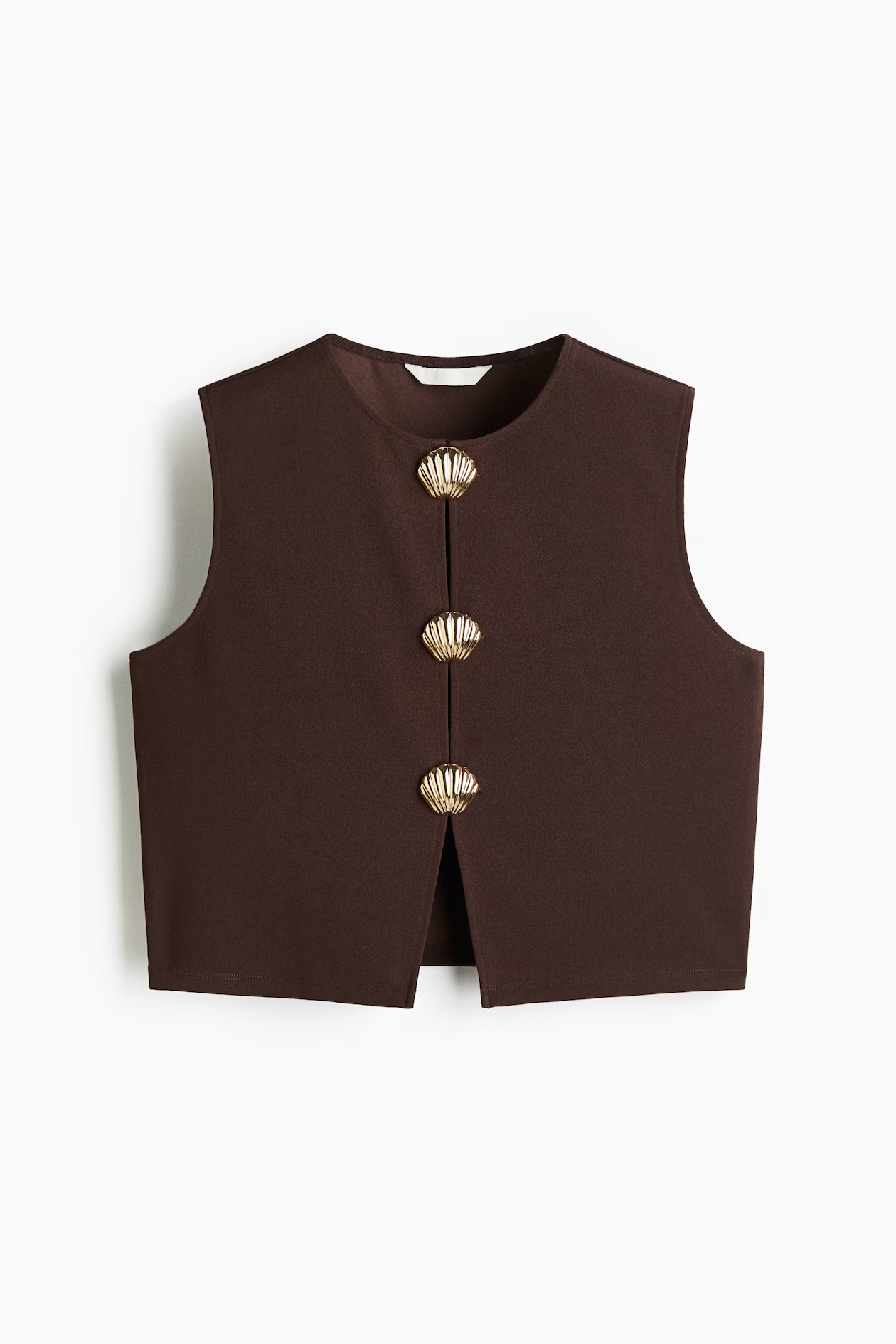 Button-Decorated Top | H&M (US + CA)