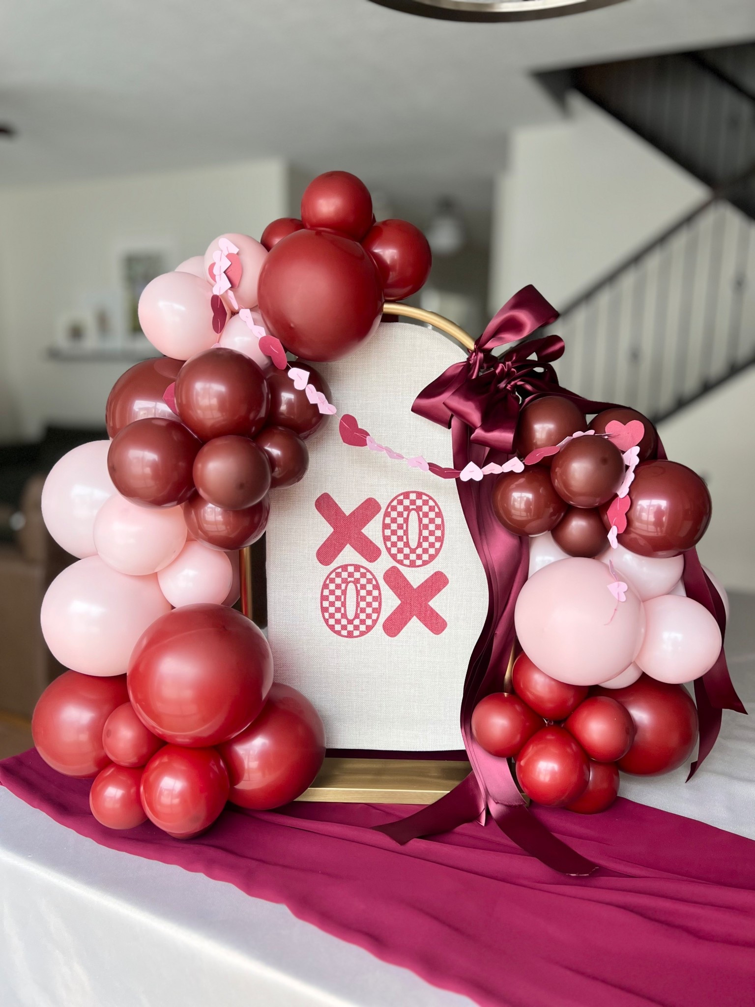 Valentines Kerbobbled arch 😍 look at all the covers you can buy for every holiday and event! I’m loving having this one in my house right now with these romantic reds and pinks 😍

#LTKSeasonal #LTKHome