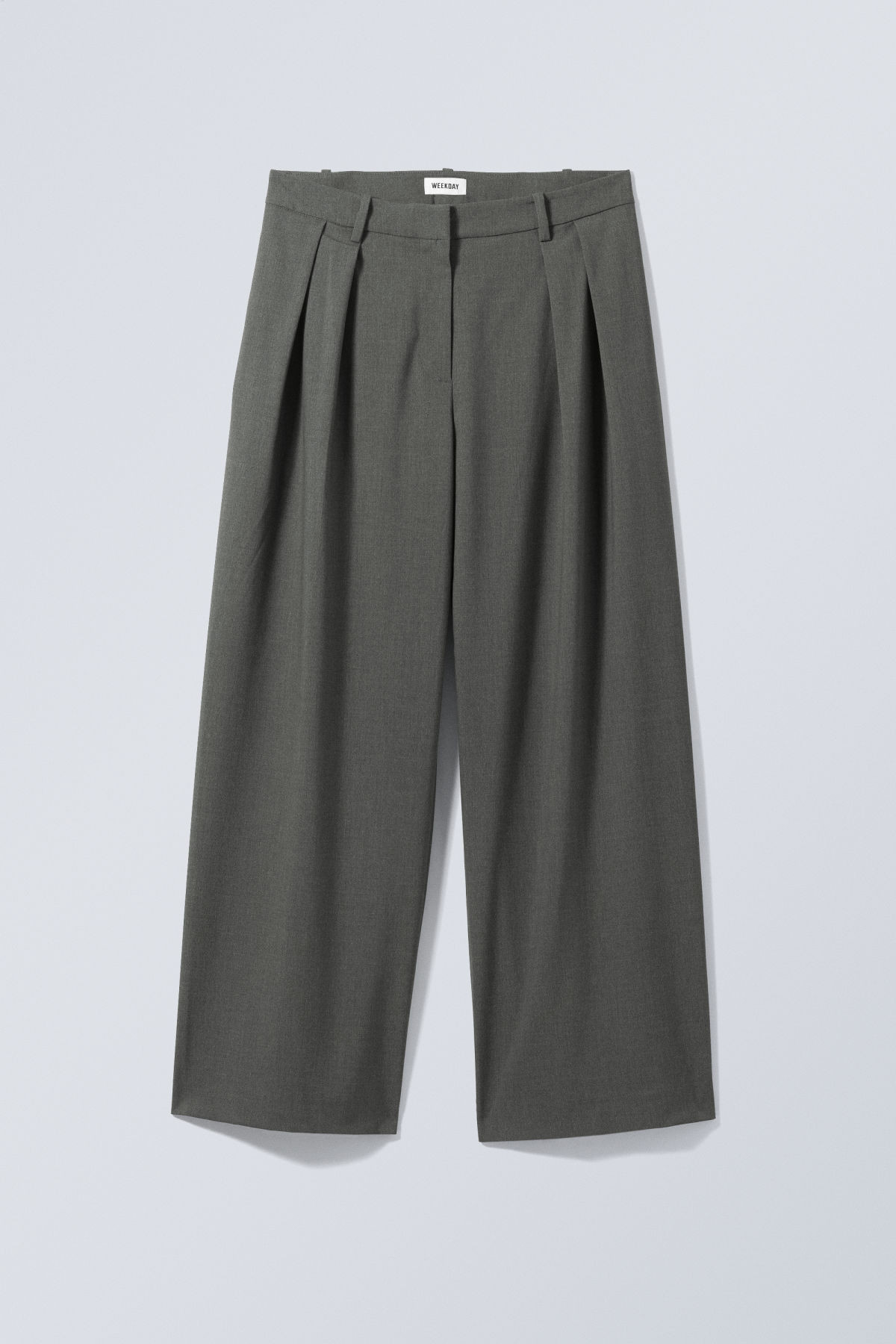 Hazel Suit Trousers - Grey | Weekday