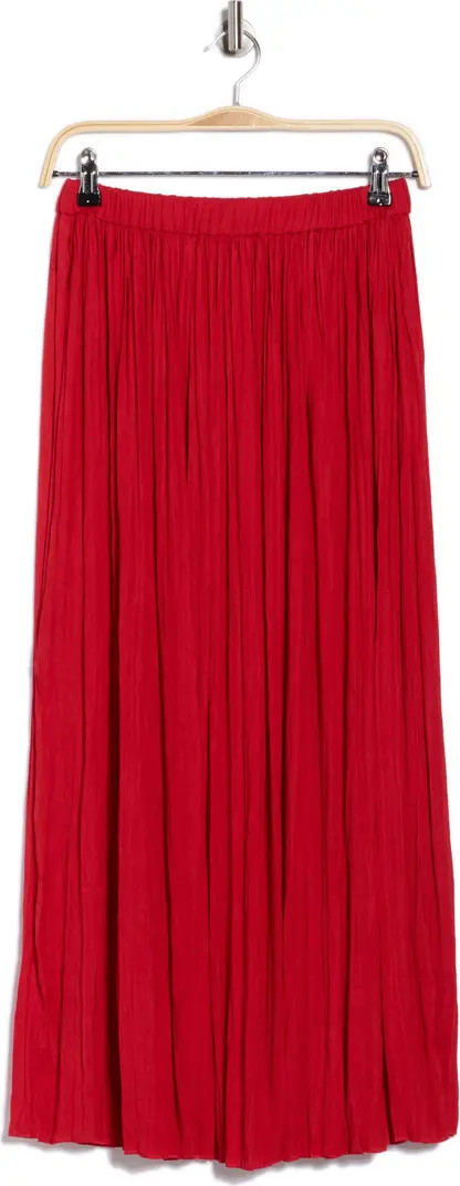 Pleated A-Lined Midi Skirt | Nordstrom Rack