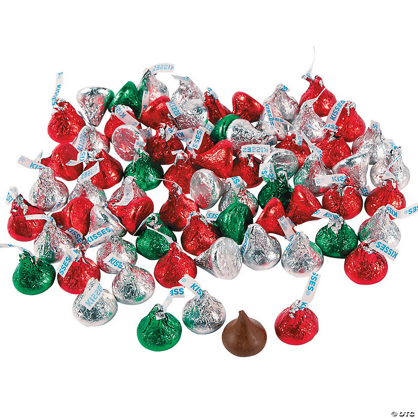 10 oz. Hershey’s® Christmas Kisses® Chocolate Candy - 65 Pc. | Oriental Trading Company