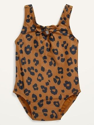 Tie-Front One-Piece Swimsuit for Baby | Old Navy (US)