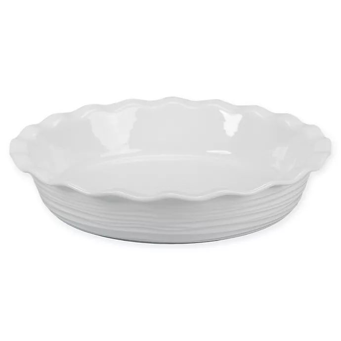 Kalihari 9.75-Inch Pie Dish in White | Bed Bath & Beyond