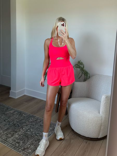 Obsessed with my newest haul from FP Movement! This look is perfect for the spring transition weather.. Great for going on a walk or playing pickleball! I’m in a size small onesie, shoes run tts, socks are linked in a different color!  @fpmovement #fpmovementpartner #kathleenpost #workoutwear

#LTKstyletip #LTKfitness