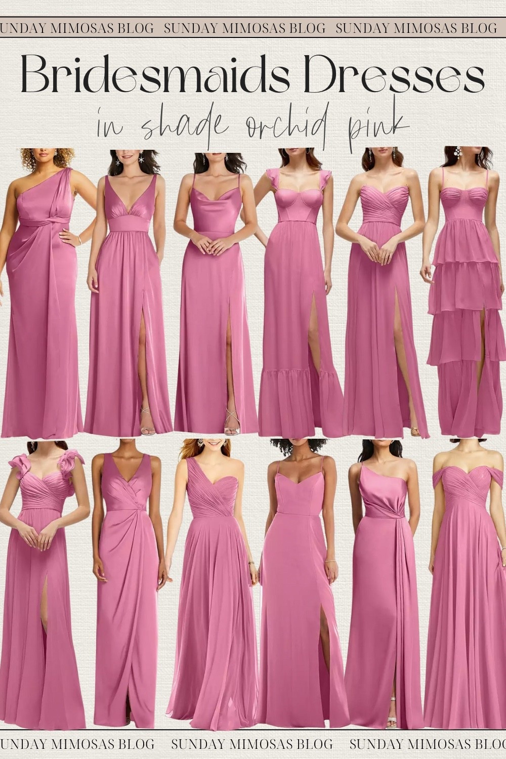 Pink bridesmaid dresses! ✨

If you’re looking for bridesmaids dresses in the shade orchid pink, here are our favorite options! All bridesmaids dresses are from Dessy,

One shoulder bridesmaid dresses, satin bridesmaid dresses, pink bridesmaid dress, dessy bridesmaids dresses, formal wedding bridesmaids dresses, bridesmaid dress pink, bubblegum pink bridesmaid dresses

#LTKWedding #LTKStyleTip #LTKParties