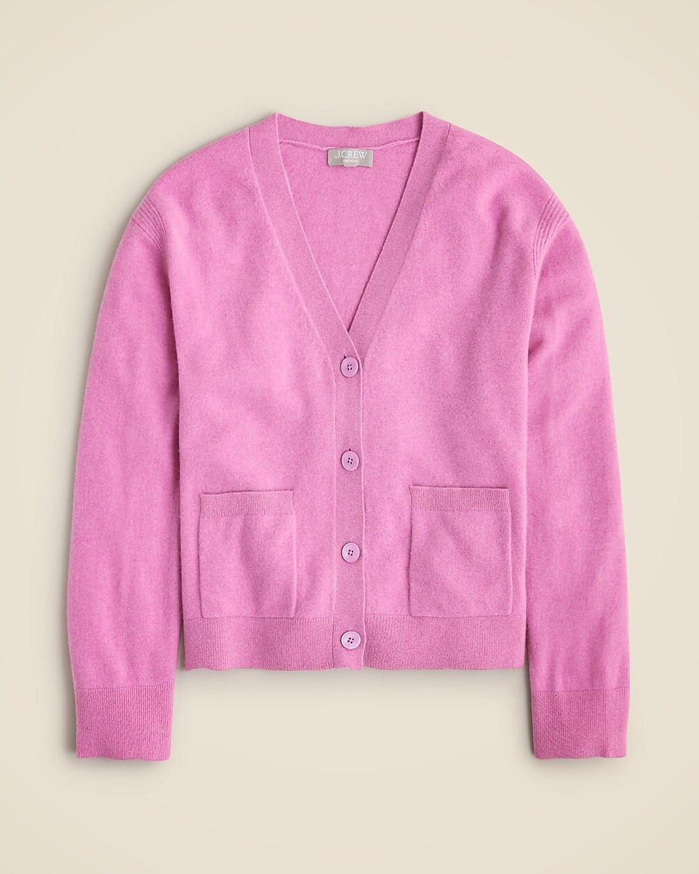 Cashmere patch-pocket cardigan sweater | J. Crew US