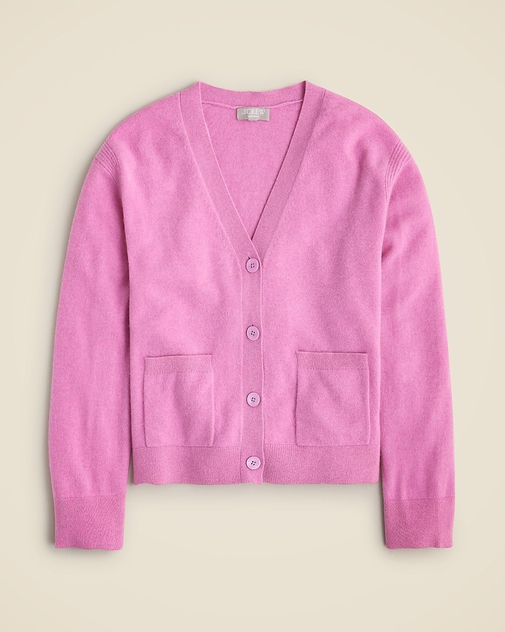 Cashmere patch-pocket cardigan sweater | J. Crew US