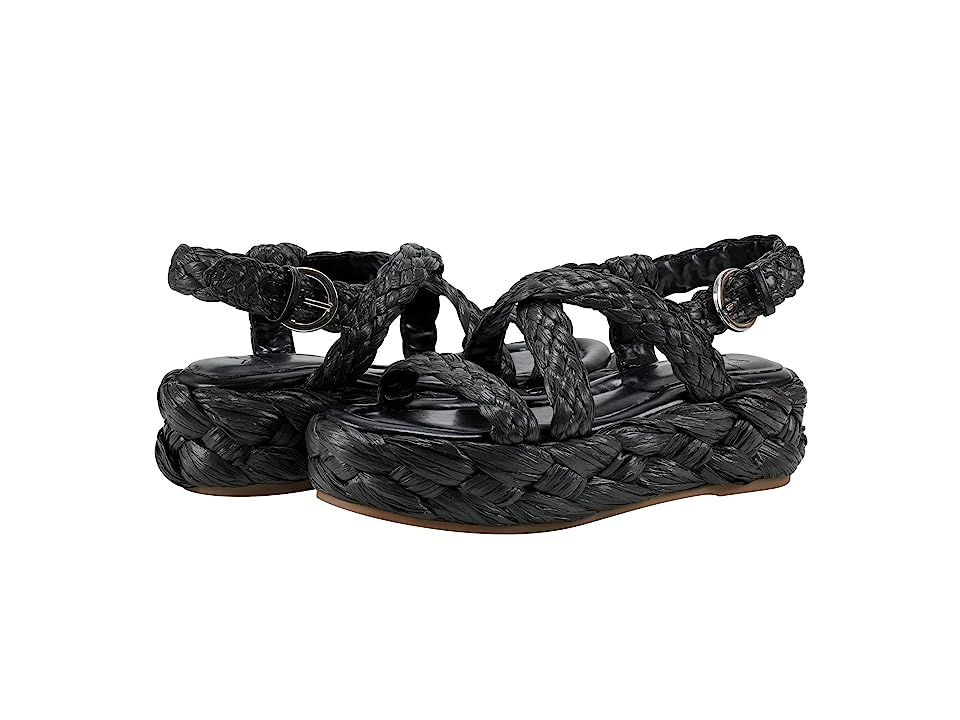 Marc Fisher LTD Genie (Black) Women's Sandals | Zappos