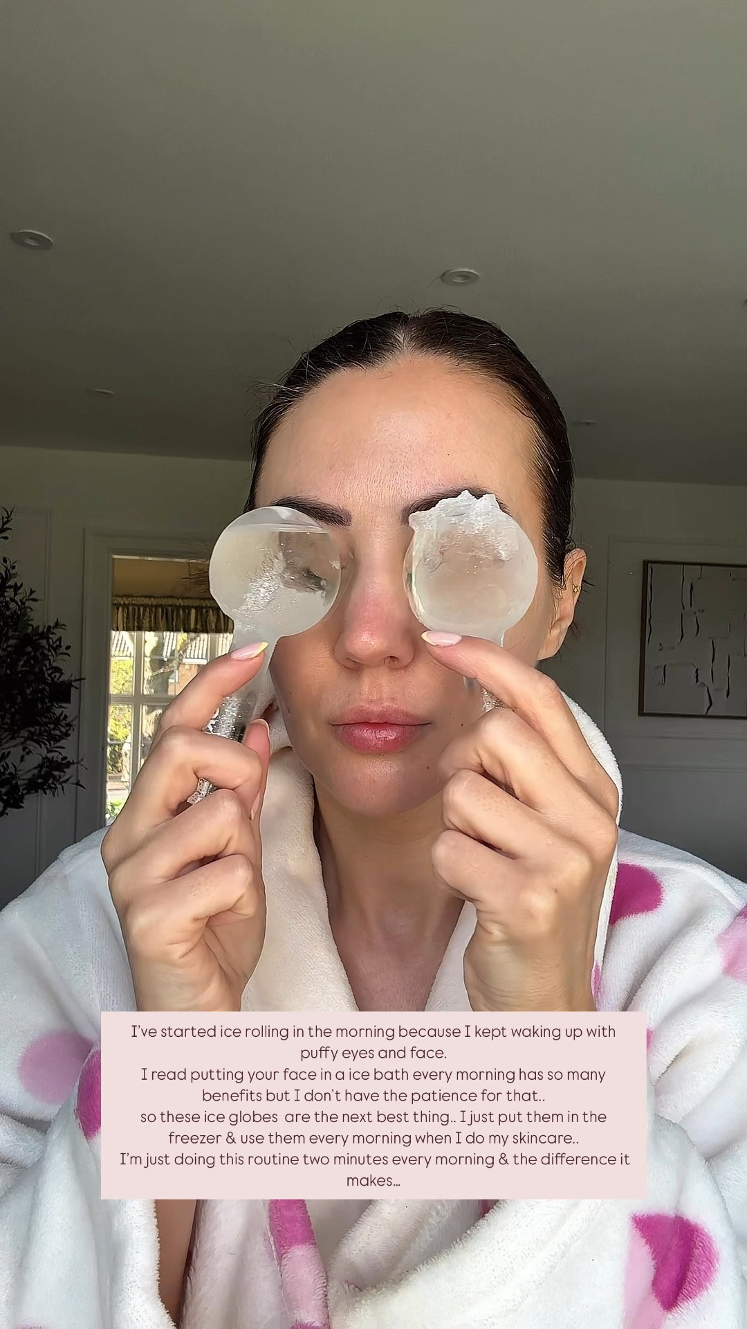 Benefits of ice rolling
•Eases Acne
• Eliminates Puffiness
•Reduces Wrinkles
• Increases Circulation
• Promotes lymphatic drainage
•Boosts Skins Healthy
Glow

#LTKbeauty #LTKsummer