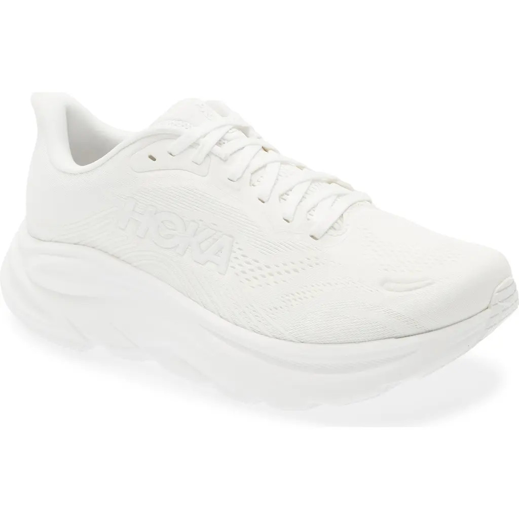 HOKA Clifton 11 Running Shoe in White/white at Nordstrom, Size 10.5 | Nordstrom