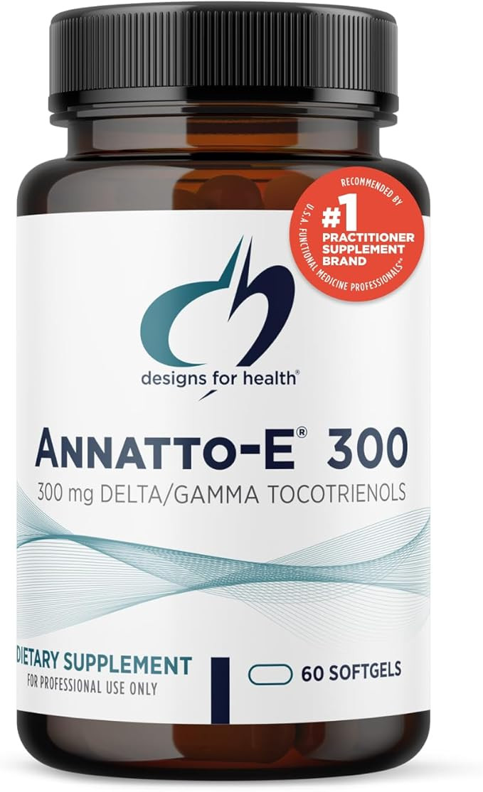 Designs for Health Annatto-E 300mg Tocotrienols Vitamin E - Delta + Gamma Tocotrienols to Support... | Amazon (US)