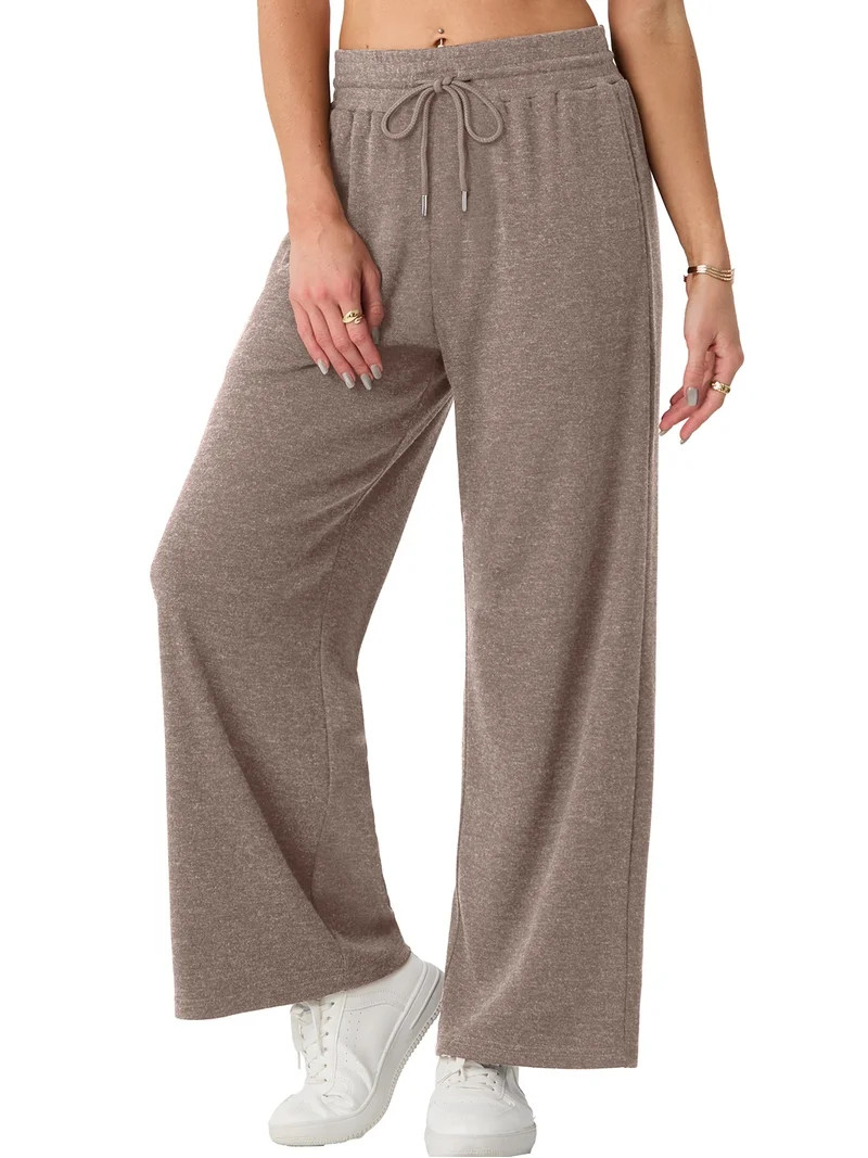 Cueply Wide Leg Sweatpants Women Casual Baggy Heavyweight Lounge Sweat Pants Winter Joggers with ... | Walmart (US)