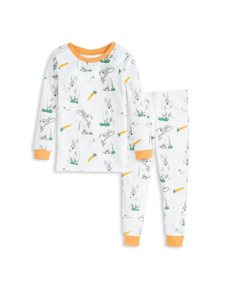 Rabbit Habit Organic Baby Snug Fit Easter Pajamas | Burts Bees Baby