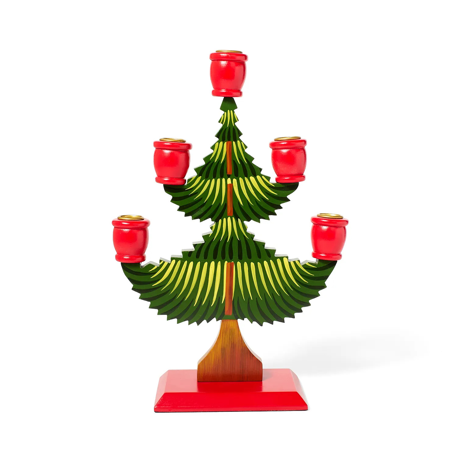 Sur La Table Wooden Tree 5-Piece Taper Holder | Sur La Table