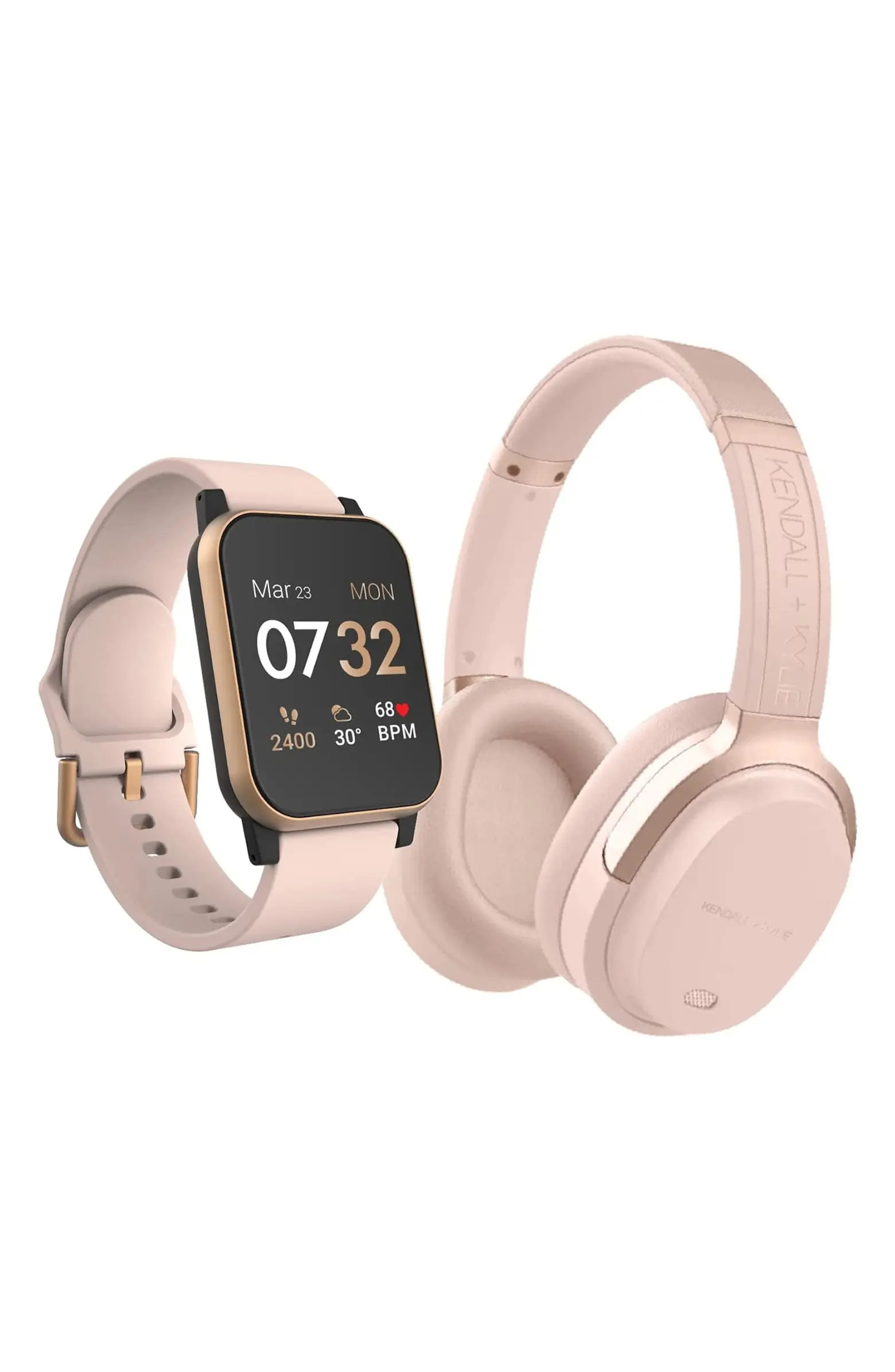 KENDALL + KYLIE Smartwatch BlueTooth Headphone Set, 40mm | Nordstromrack | Nordstrom Rack
