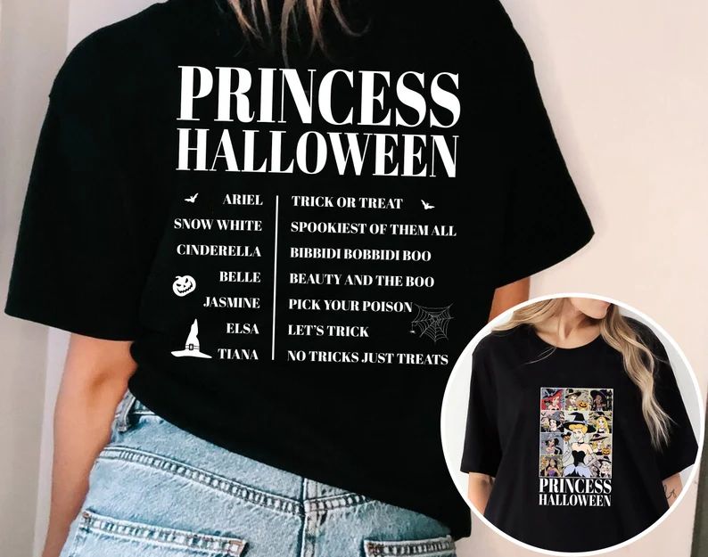 Halloween Princess Shirt. Princess Witch Halloween Shirt. - Etsy | Etsy (US)