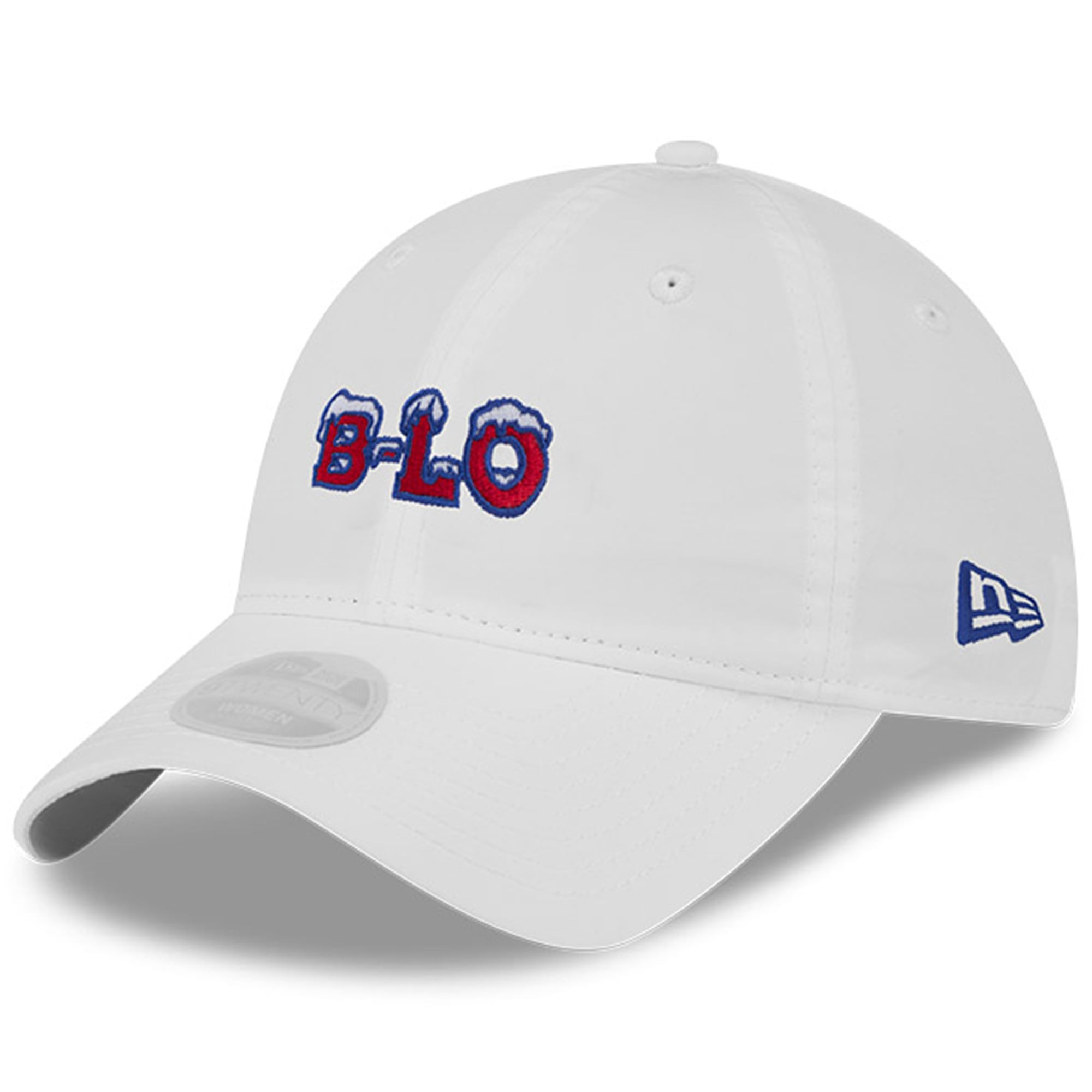 Women's New Era  White Buffalo Bills Rivalries Collection Pony Tail Adjustable Hat | Fanatics