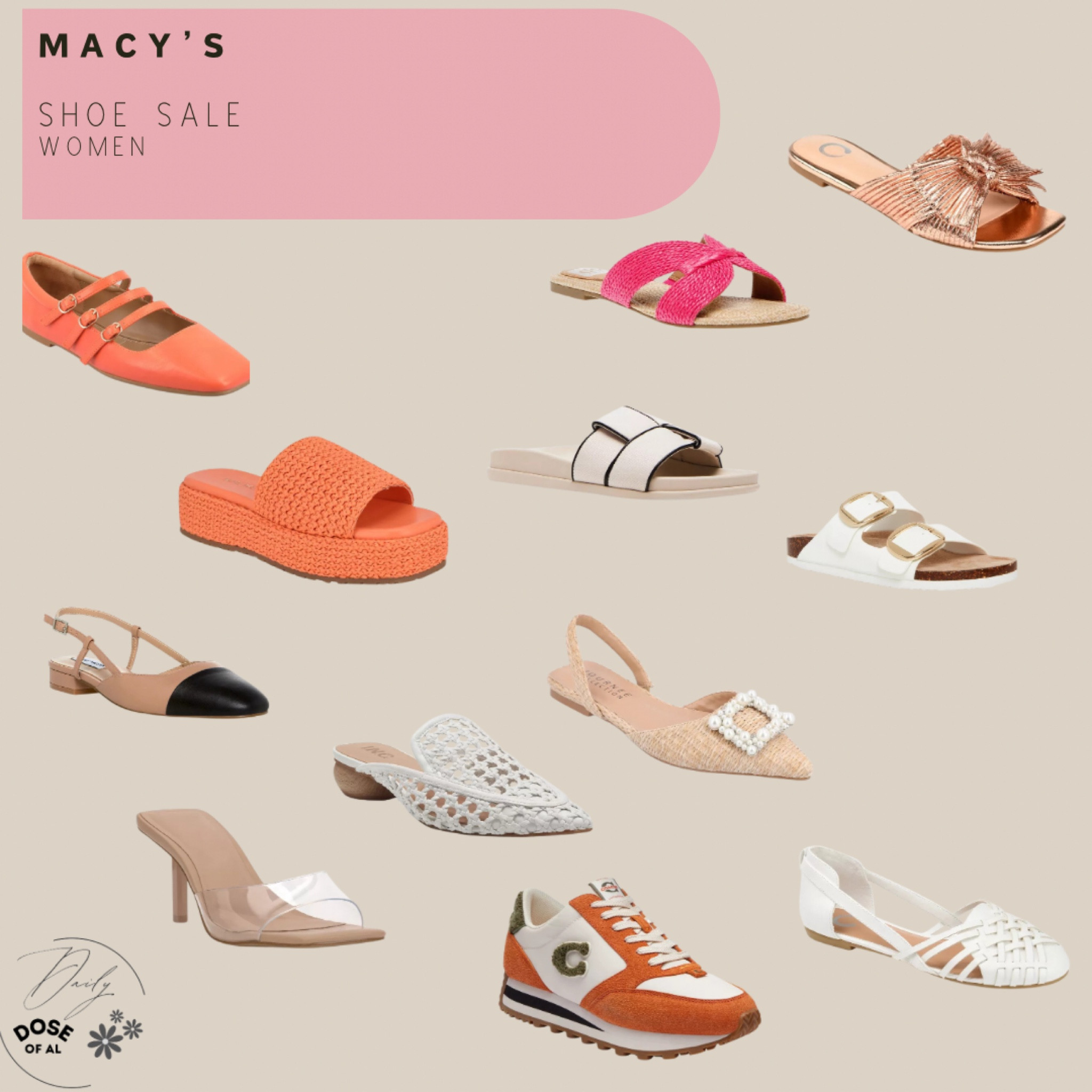 Women’s shoes
Shoes 
Spring shoes
Summer shoes
Gladiator sandals 
Sandals 
Wedge heels 
Heels 
Flats
Slide sandals 
Strappy sandals
Sneakers
Pumps 
Dress shoes 
Formal shoes
Casual shoes 
Mules 

#LTKshoecrush #LTKsalealert