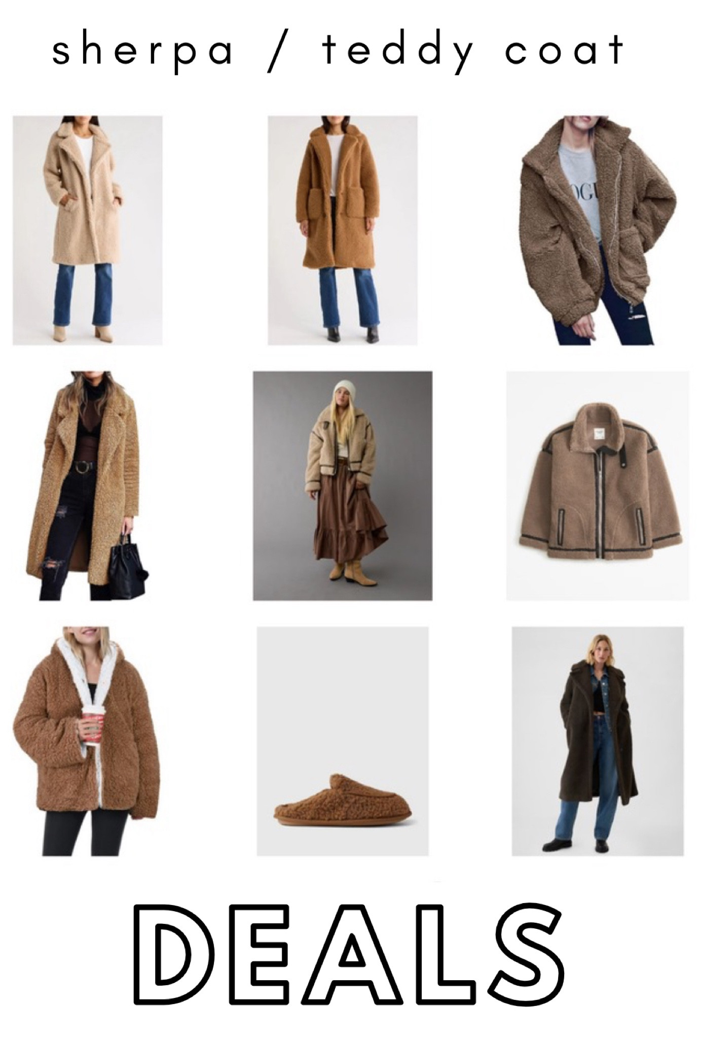 My favorite Sherpa / teddy jackets and coats on the internet! 🐻 Found some good deals! 👀 If you ask me, it’s a fall must-have to be cozy 24/7 👌🏼 

#LTKSeasonal #LTKsalealert #LTKstyletip