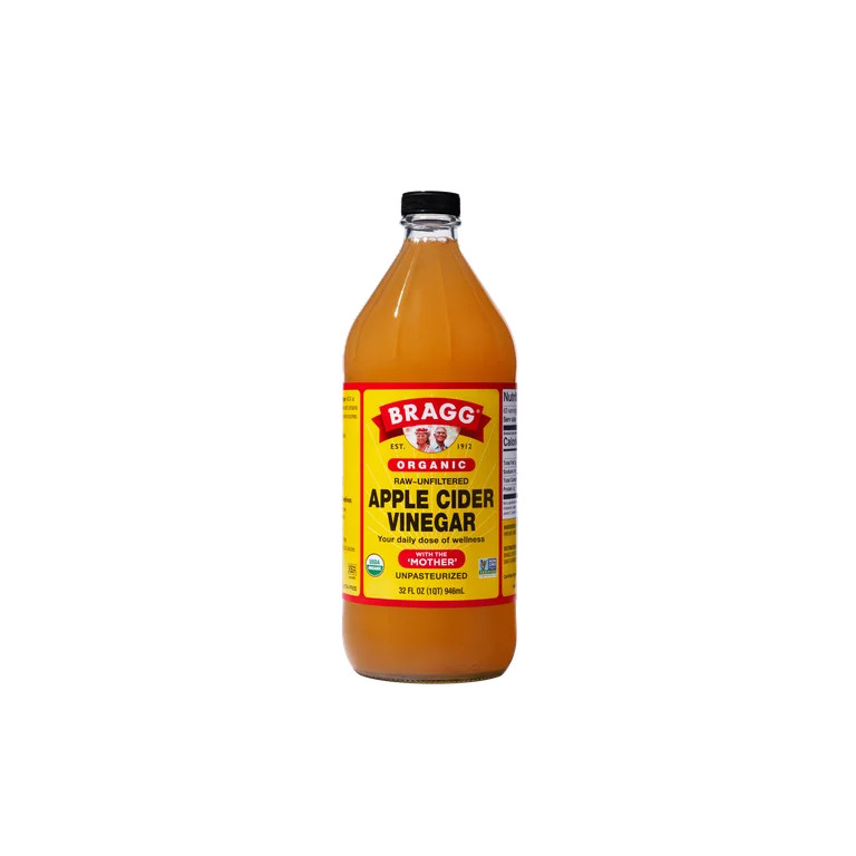 Bragg Organic Apple Cider Vinegar with the Mother, Raw and Unfiltered, 32 fl oz | Walmart (US)