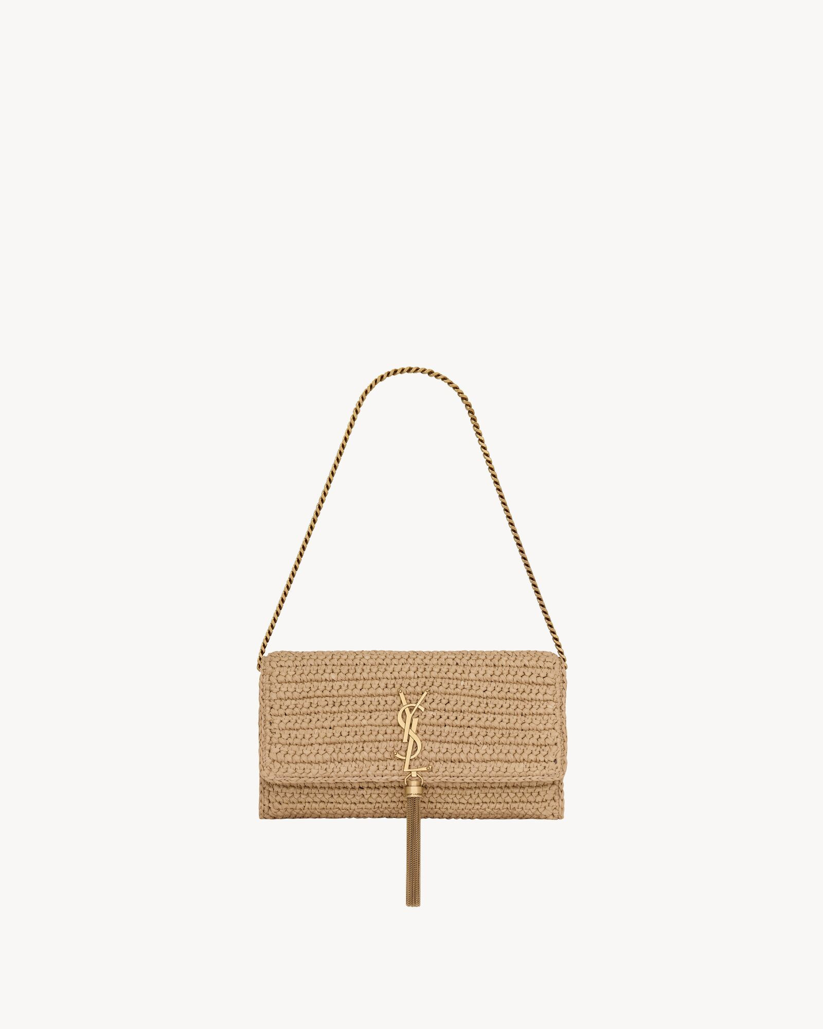 KATE 99 TASSEL IN RAFFIA | Saint Laurent | YSL.com | Saint Laurent Inc. (Global)
