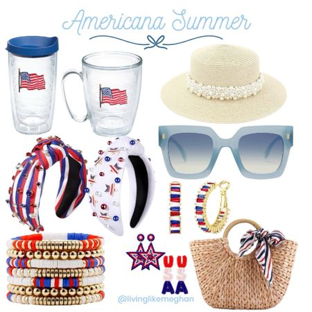 Americana Summer




Accessories, statement earrings, pearl hat, straw bag, straw hat, bracelets, USA, headbands, USA cups, flags, Americana, 4th of july, memorial day, vacation outfit, summer outfit

#LTKItBag #LTKParties #LTKSeasonal