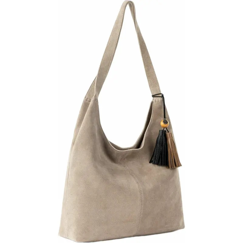 The Sak Huntley Hobo in Aubergine Suede at Nordstrom | Nordstrom