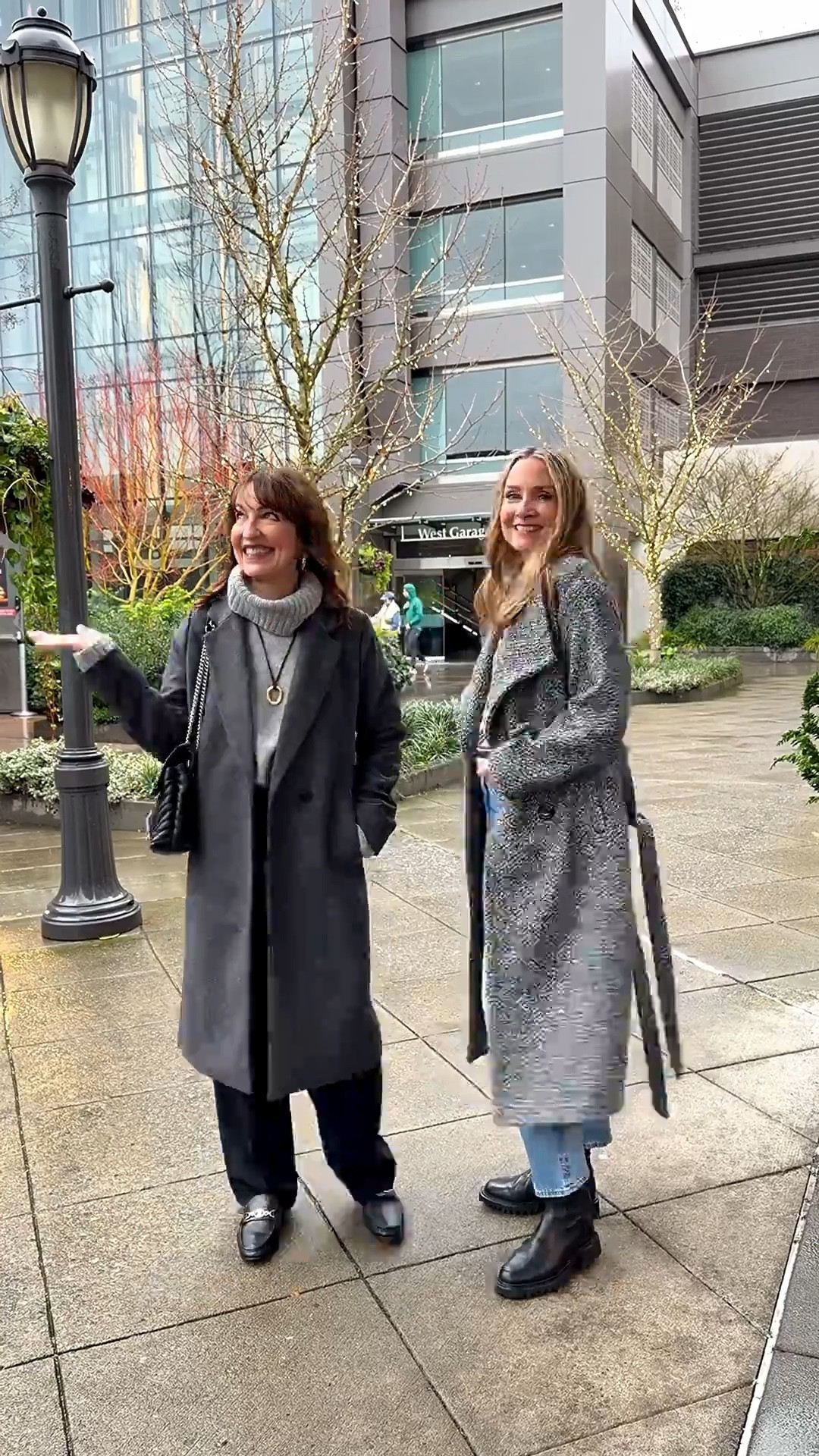 Comment SHOP for links!☔️ What to do on a soggy January day? Go shopping, of course!😁🛍️

What we wore for a fun day of shopping at our favorite Seattle spot, @shopuvillage ! Our wool coats kept us chic + toasty warm, and the handy UVillage umbrellas staged kept us *mostly* dry!😁

Comment SHOP and we'll DM you links to our shop our outfits! We're both 5'6" and wear size xs/small in tops & coats and 2/4 in jeans.

Everything is also linked on our profile in the @shop.Itk app. Search LASTSEENWEARING to find & follow our profile for all our style finds. You can also source all links by clicking on the link in our bio!

Winter outfit, quince wool coats, Heartloom, gray chunky turtleneck sweater, Chelsea lug sole boots, Aritzia effortless trouserrs

#LTKOver40 #LTKootd #LTKFindsUnder100