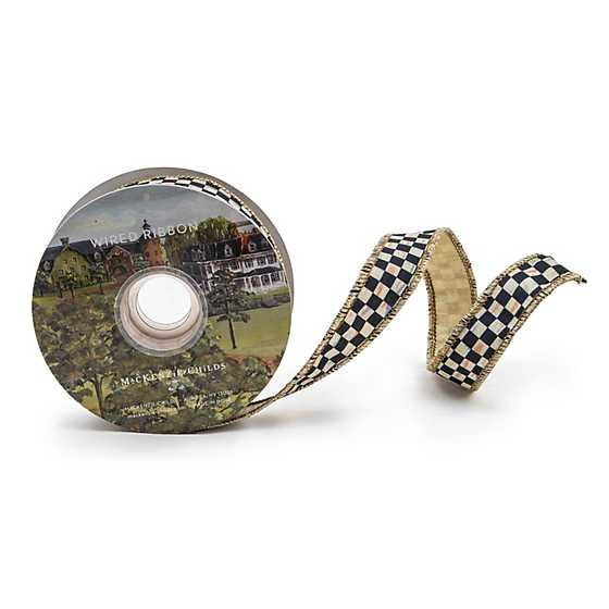 Courtly Check 1" Ribbon | MacKenzie-Childs