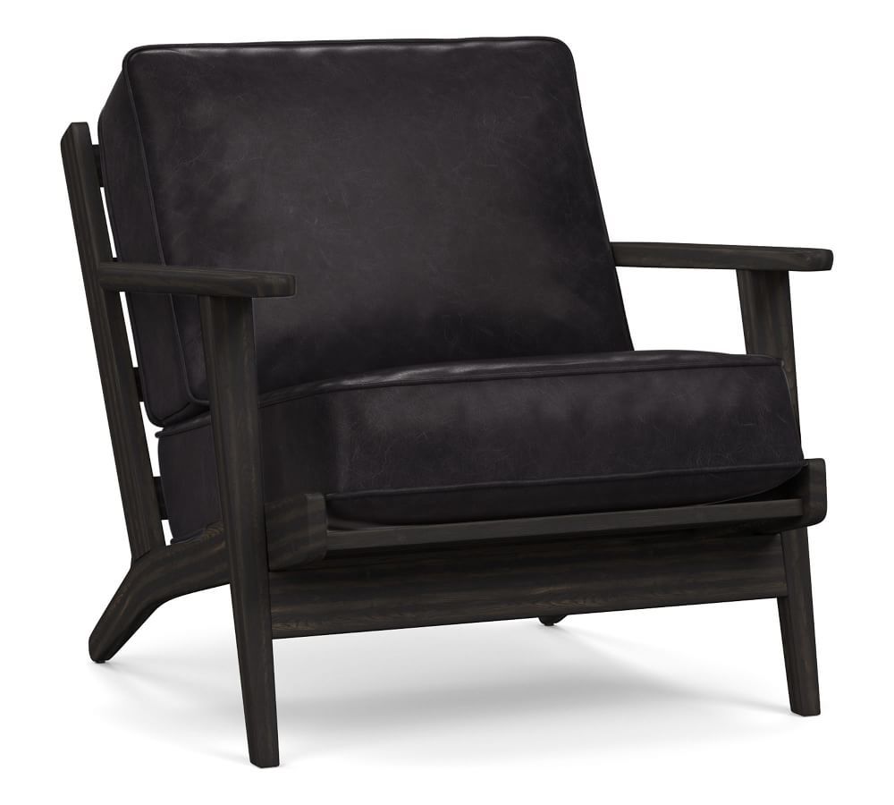 Raylan Leather Armchair | Pottery Barn (US)