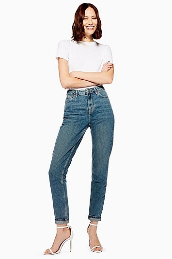 Authentic Mom Jeans - Blue | Topshop US