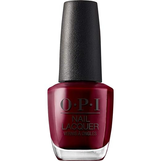 OPI Nail Lacquer, Malaga Wine, Red Nail Polish, 0.5 fl oz | Amazon (US)