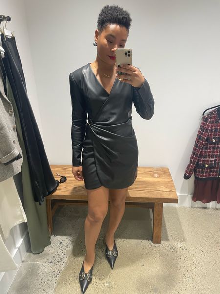 This leather dress was everything! It’s soft, stretchy but still has some structure. 

#Aninebing #Falloutfits #Fallwedding #Falldress

#LTKstyletip #LTKU #LTKSeasonal