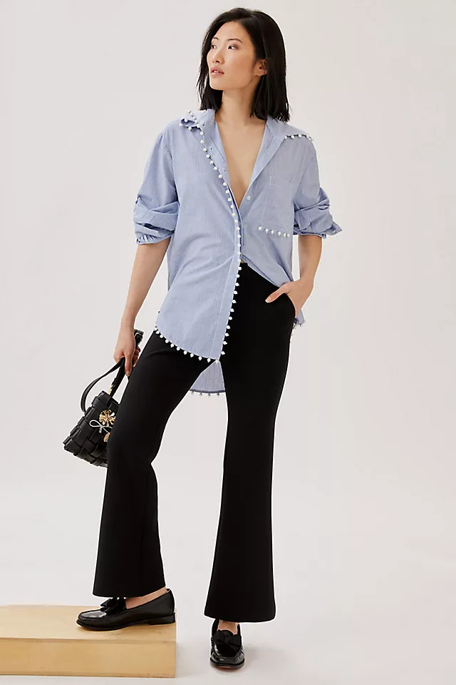 Exquise Sleek Flare Pants | Anthropologie (US)