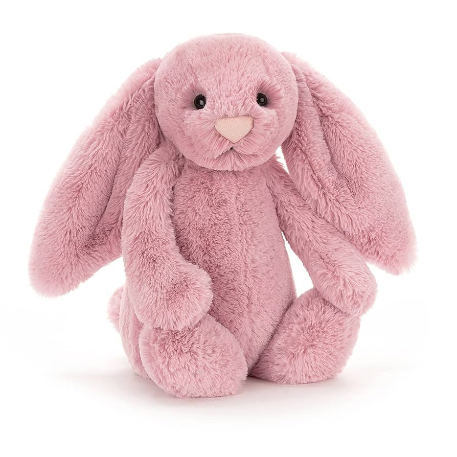 Jellycat Bashful Tulip Pink Bunny Stuffed Animal, Medium 12 inches - Rabbit and Bunny Plush Toy -... | Amazon (US)