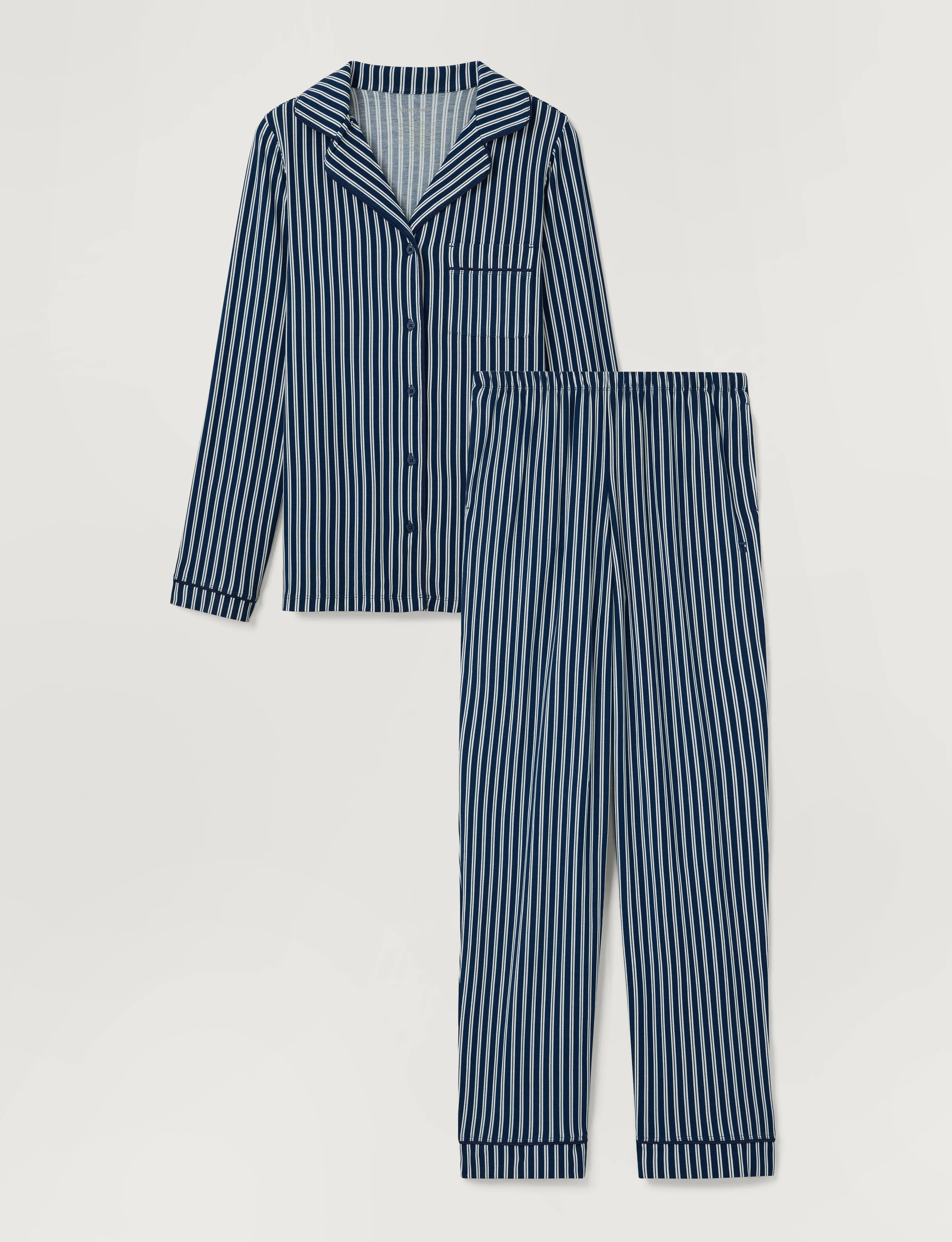 Women's Downtime Long Sleeve Pajama Top & Pant Set | Tommy John