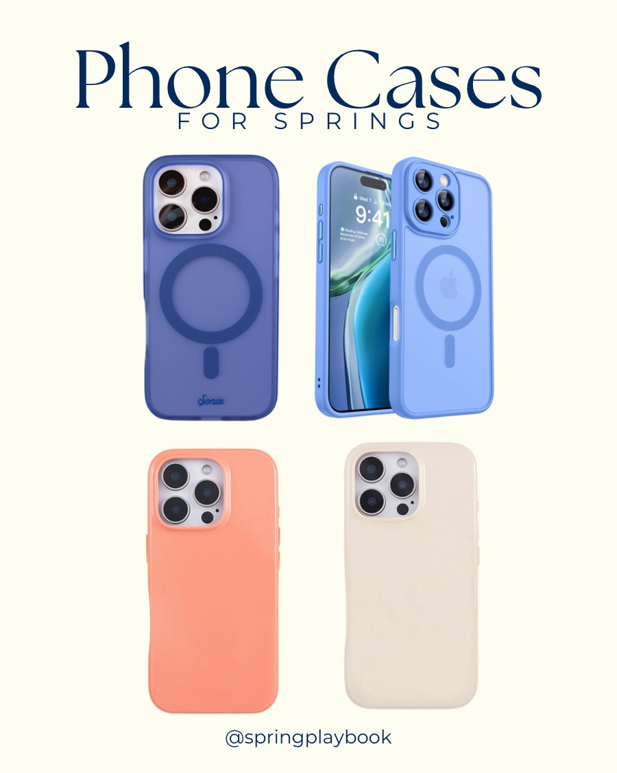 I got a new iPhone16 Pro and had some fun shopping for phone cases. I kept the Navy & Cream. Swipe for swatches!

#createdcolorful #createdcolorfulspring #hocspring #tcispring #pcaspring #lightspring #warmspring #truespring #brightspring #clearspring #paintboxspring #bluespring

#LTKFindsUnder50 #LTKSaleAlert #LTKGiftGuide
