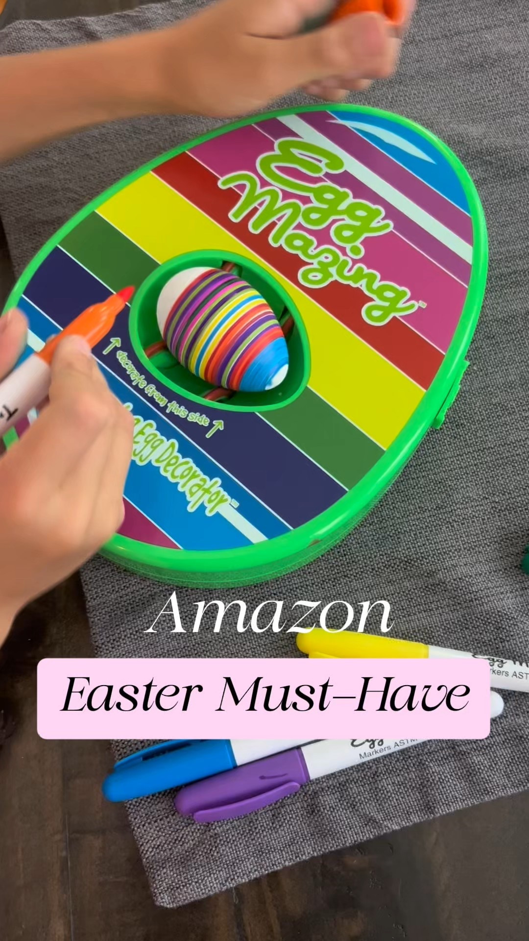 This is my favorite way to decorate Easter eggs! It comes in a variety of styles and yes, it does work perfectly with real eggs. 

#LTKKids #LTKSeasonal #LTKBaby