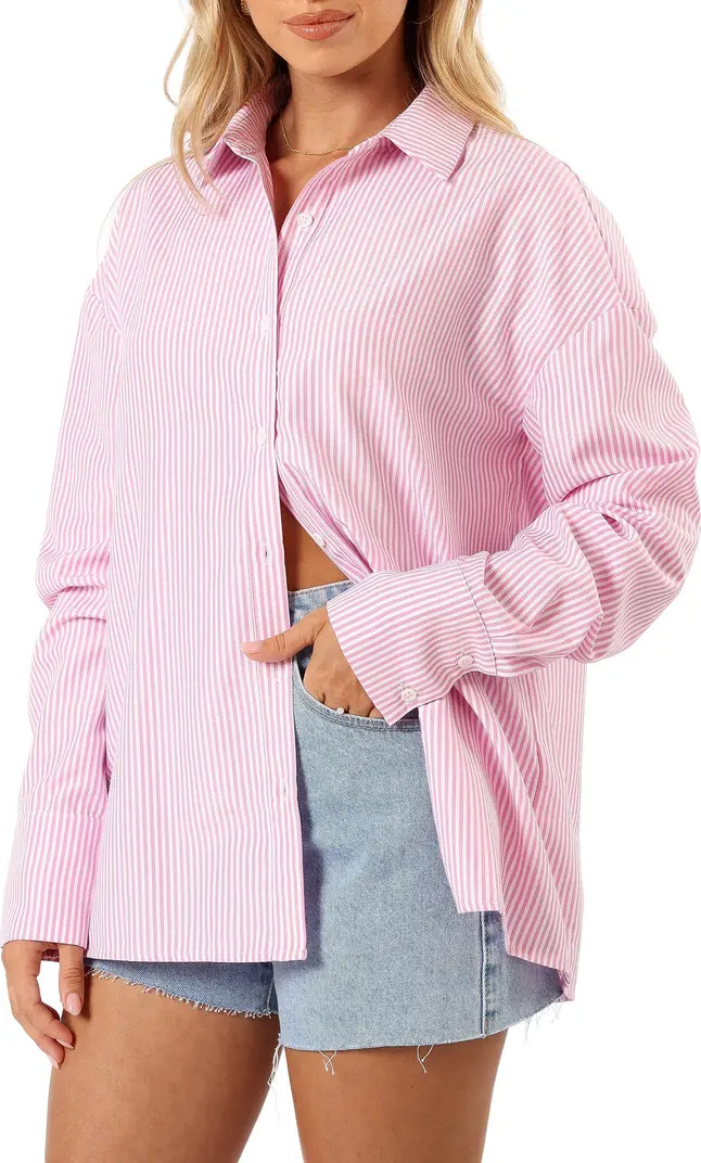 Petal & Pup Murphy Stripe Button-Up Shirt | Nordstrom | Nordstrom