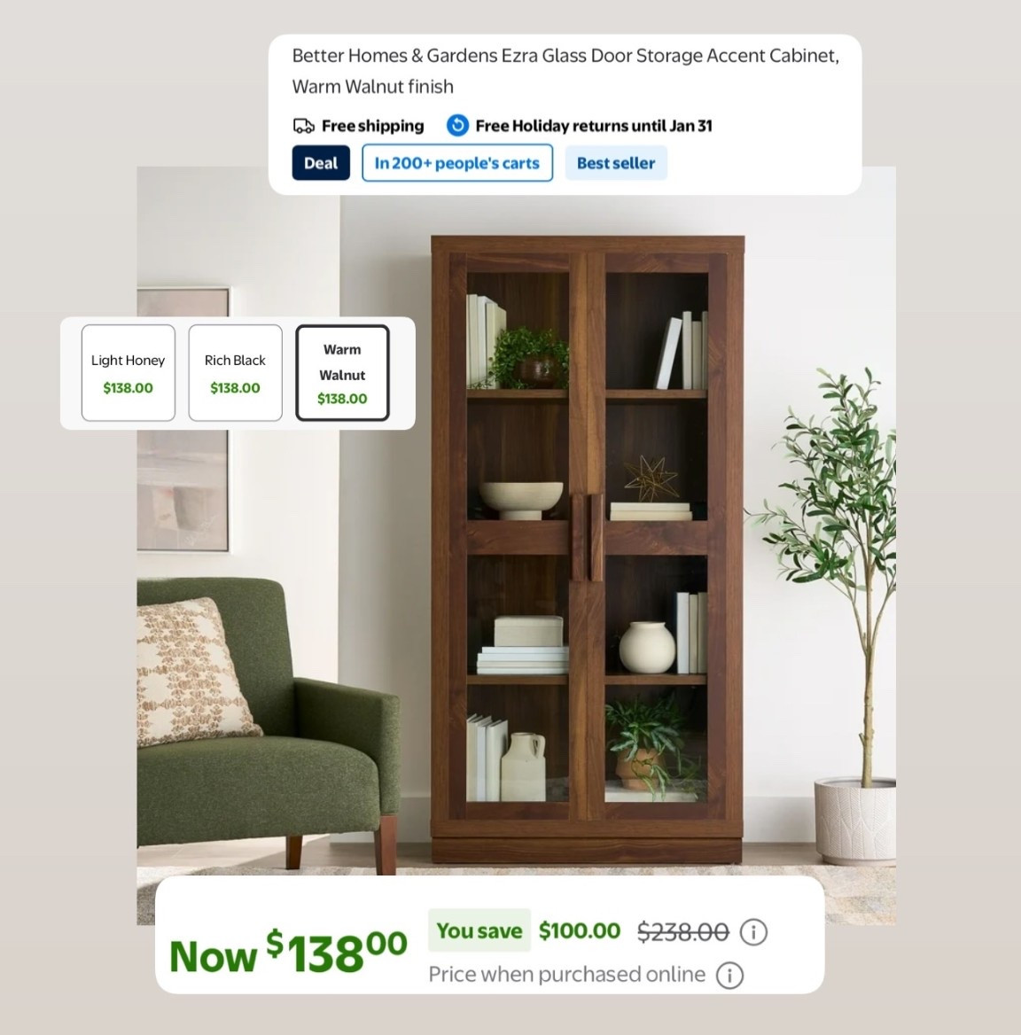 another cute cabinet deal👀

#LTKHome #LTKSaleAlert