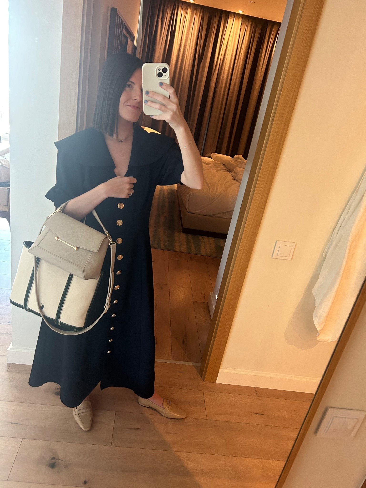 Dress - Ronny Kobo x Nuuly, Small 
Shoes & Purse - Amazon 
Tote - Ralph Lauren 

#LTKFindsUnder50 #LTKStyleTip #LTKFindsUnder100