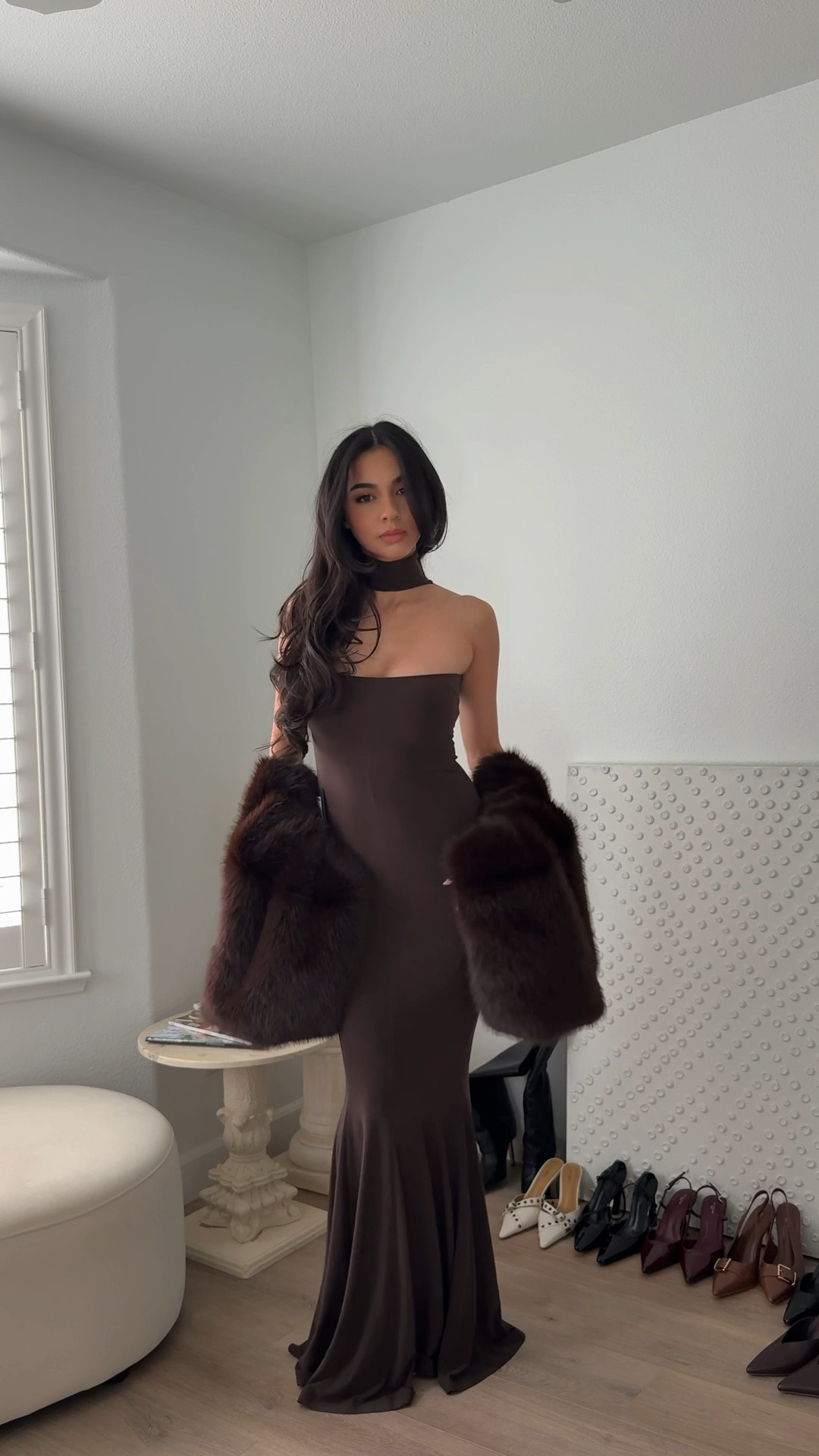 Reversible wedding guest dress for fall🤎

#LTKWedding #LTKHoliday #LTKStyleTip