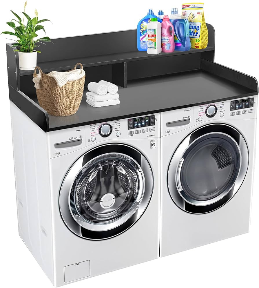 Royxen Laundry Countertop with Storage Universal Fit, Washer and Dryer Countertop with Shelf, Lau... | Amazon (US)