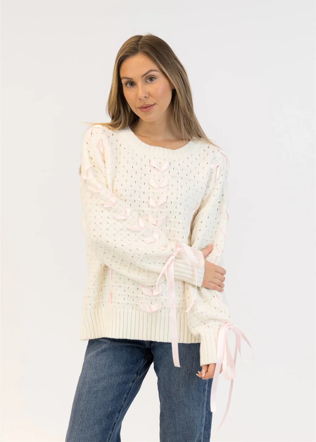Lydia Ribbon Sweater | Krush Clothing Limited