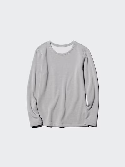 HEATTECH Ultra Warm Crew Neck T-Shirt (Long Sleeve) | UNIQLO (UK)