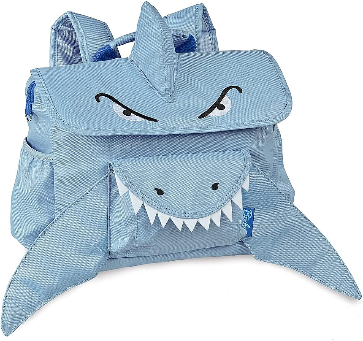 Bixbee Kids Backpack, Blue Shark Backpack for Boys & Girls, Water Resistant Backpack with Pockets... | Amazon (US)