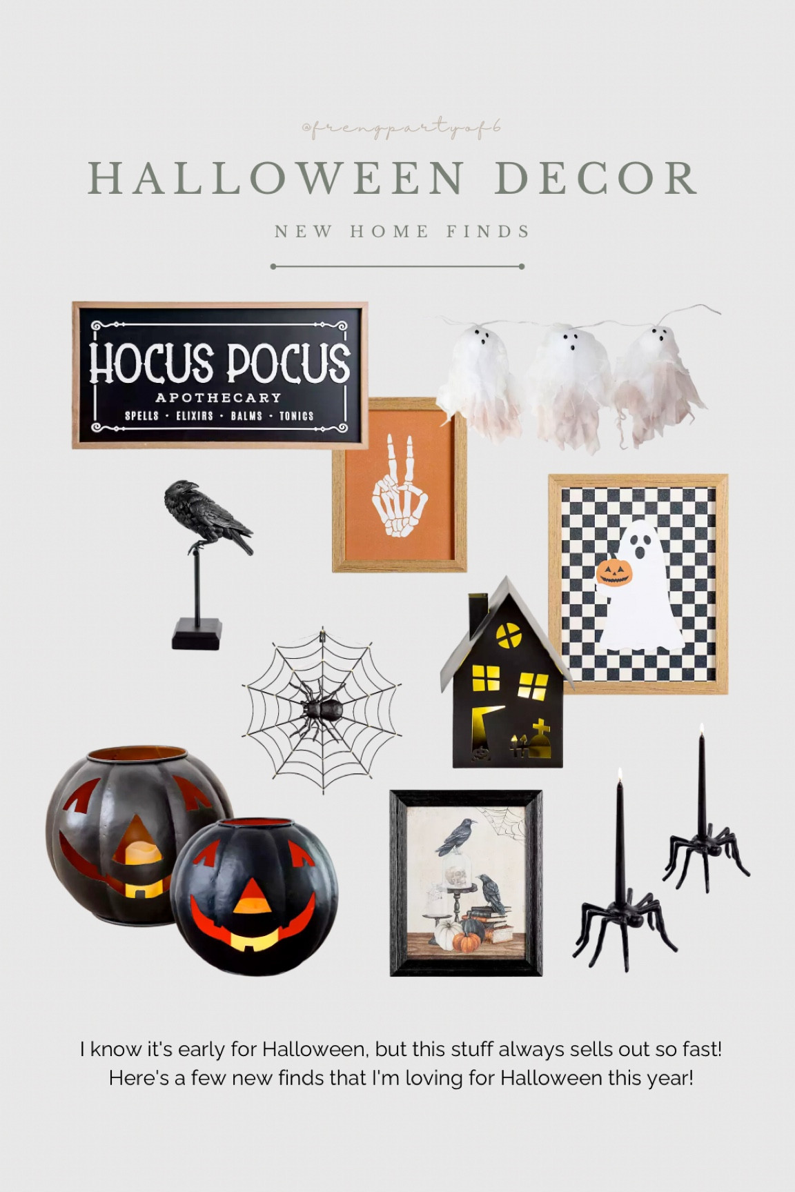 It’s early for Halloween, but these are such fun and new finds! Halloween stuff always sells out so fast so get it now while you can! Use code DECOR for 20% off full priced items.

#LTKFind #LTKhome #LTKsalealert