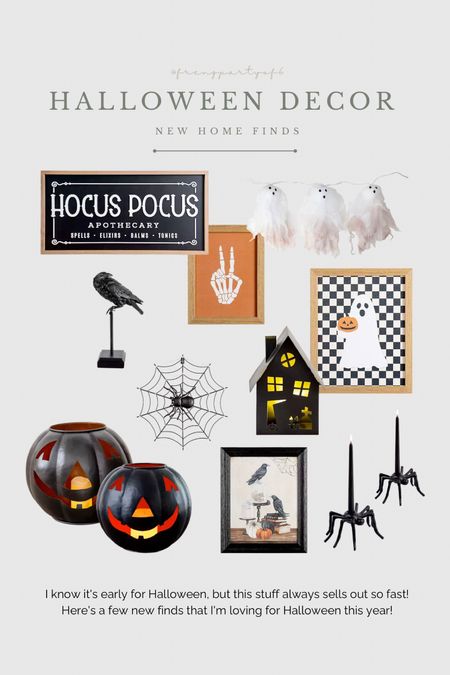 It’s early for Halloween, but these are such fun and new finds! Halloween stuff always sells out so fast so get it now while you can! Use code DECOR for 20% off full priced items.

#LTKFind #LTKhome #LTKsalealert