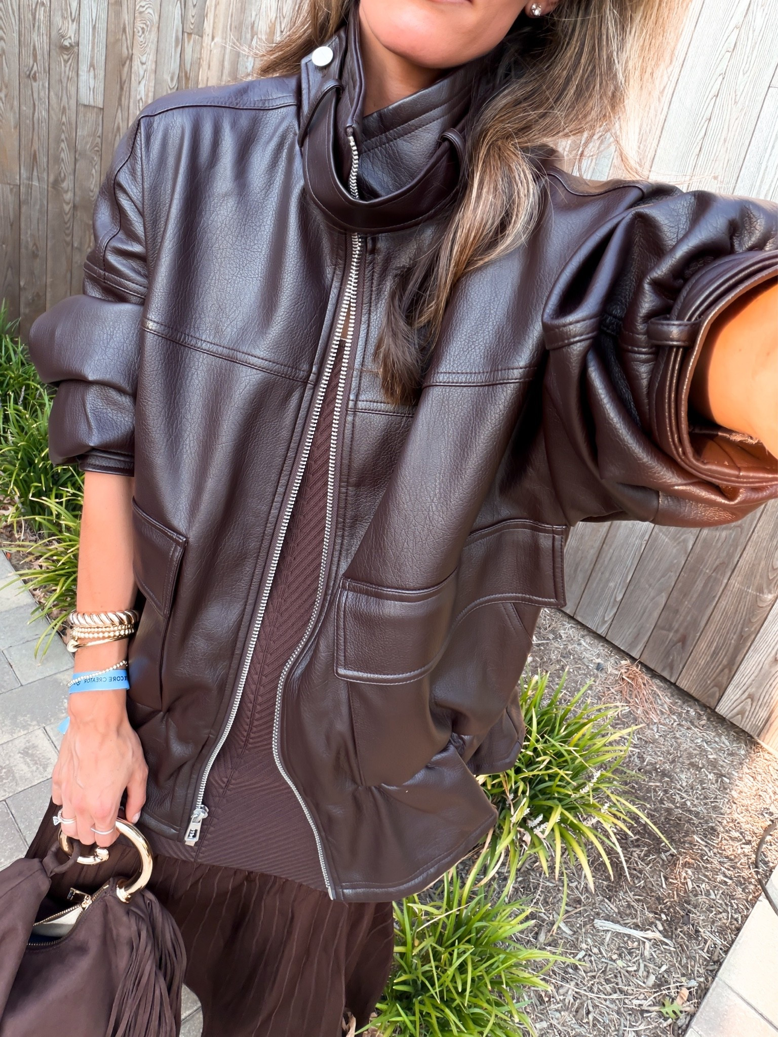 Scroll to shop. Brown Leather Jacket Outfit. Follow for more 

Amazon outfit | date night outfit

#LTKCon #LTKootd #LTKgrwm